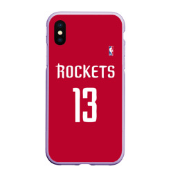 Чехол для iPhone XS Max матовый Houston Rockets