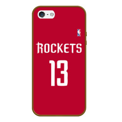 Чехол для iPhone 5/5S матовый Houston Rockets