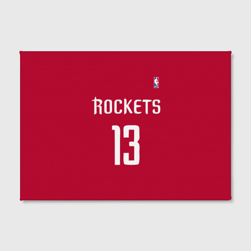 Холст прямоугольный Houston Rockets, цвет 3D печать - фото 2