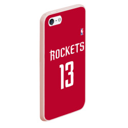 Чехол для iPhone 5/5S матовый Houston Rockets - фото 2