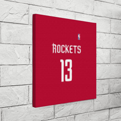 Холст квадратный Houston Rockets - фото 2