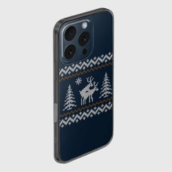 Чехол для iPhone 16 Pro силиконовый с защитой камеры Неприличные Олени - фото 2