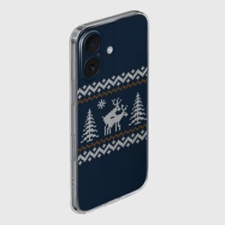 Чехол для iPhone 16 силиконовый с защитой камеры Неприличные Олени - фото 2