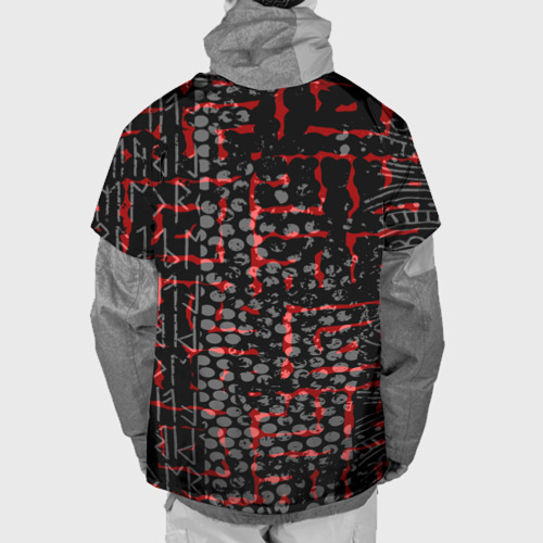 Накидка на куртку 3D AC DC inferno collection, цвет 3D печать - фото 2