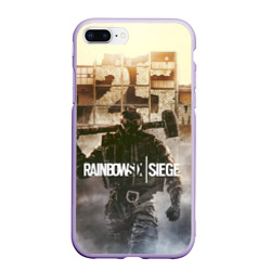 Чехол для iPhone 7Plus/8 Plus матовый Rainbow Six Siege радуга 6 осада R6S