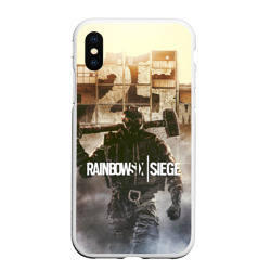 Чехол для iPhone XS Max матовый Rainbow Six Siege радуга 6 осада R6S
