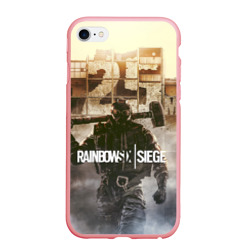 Чехол для iPhone 6/6S матовый Rainbow Six Siege радуга 6 осада R6S