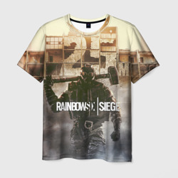 Мужская футболка 3D Rainbow Six Siege радуга 6 осада R6S