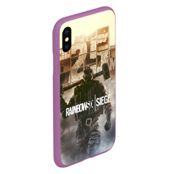 Чехол для iPhone XS Max матовый Rainbow Six Siege радуга 6 осада R6S - фото 2