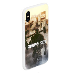 Чехол для iPhone XS Max матовый Rainbow Six Siege радуга 6 осада R6S - фото 2