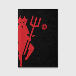 Обложка для паспорта матовая кожа F.c.m.u devil Манчестер Юнайтед Manchester united