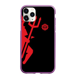 Чехол для iPhone 11 Pro Max матовый F.c.m.u devil Манчестер Юнайтед Manchester united