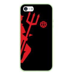 Чехол для iPhone 5/5S матовый F.c.m.u devil Манчестер Юнайтед Manchester united