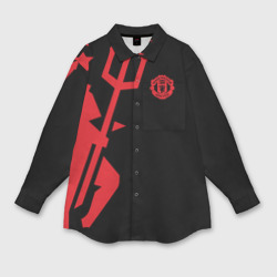 Мужская рубашка oversize 3D F.c.m.u devil Манчестер Юнайтед Manchester united