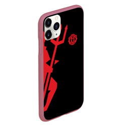 Чехол для iPhone 11 Pro матовый F.c.m.u devil Манчестер Юнайтед Manchester united - фото 2