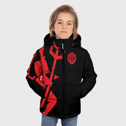 Зимняя куртка для мальчиков 3D F.c.m.u devil Манчестер Юнайтед Manchester united - фото 2