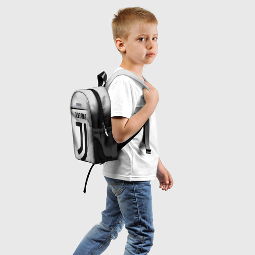 Детский рюкзак 3D с принтом Juventus 2018 Original, вид сзади #1
