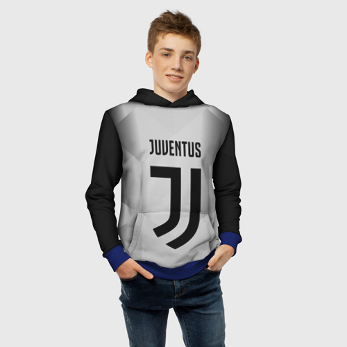 Детская толстовка 3D Juventus 2018 Original, цвет синий - фото 6