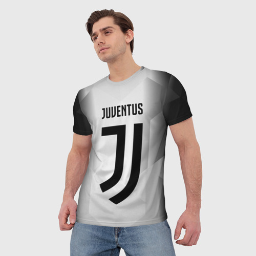 Мужская футболка 3D Juventus 2018 Original, цвет 3D печать - фото 3