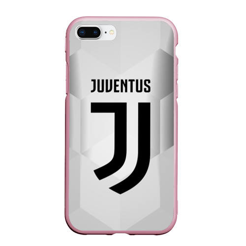 Чехол для iPhone 7Plus/8 Plus матовый Juventus 2018 Original, цвет розовый