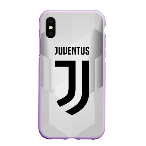 Чехол для iPhone XS Max матовый Juventus 2018 Original, цвет сиреневый