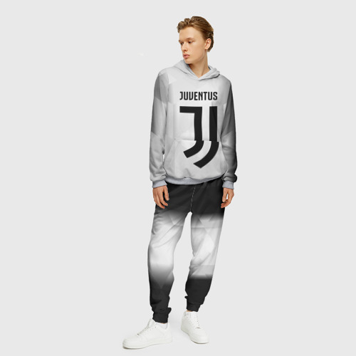 Мужской костюм с толстовкой 3D Juventus 2018 Original, цвет меланж - фото 3