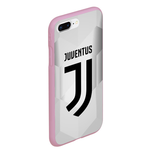 Чехол для iPhone 7Plus/8 Plus матовый Juventus 2018 Original, цвет розовый - фото 3