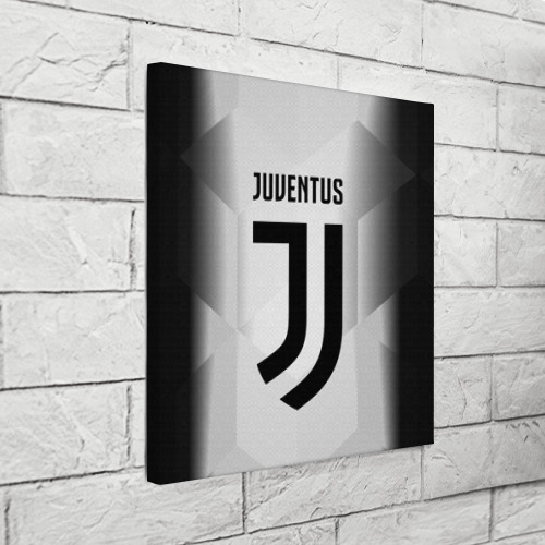 Холст квадратный Juventus 2018 Original, цвет 3D печать - фото 3