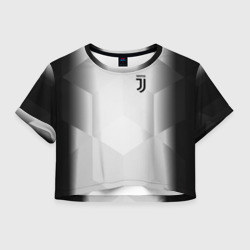 Женская футболка Crop-top 3D Juventus Ювентус