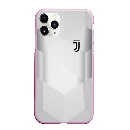 Чехол для iPhone 11 Pro Max матовый Juventus Ювентус, цвет розовый