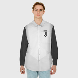 Мужская рубашка oversize 3D Juventus Ювентус - фото 2