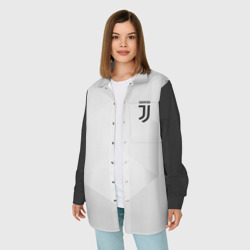 Женская рубашка oversize 3D Juventus Ювентус - фото 2