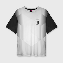 Женская футболка oversize 3D Juventus Ювентус