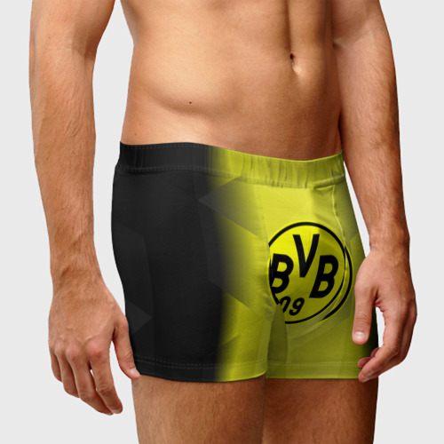 Мужские трусы 3D FC Borussia 2018 Original, цвет 3D печать - фото 3
