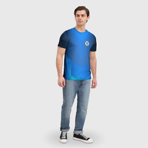 Мужская футболка 3D Челси chelsea, цвет 3D печать - фото 5