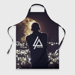 Фартук 3D Linkin Park - Честер на сцене и огоньки