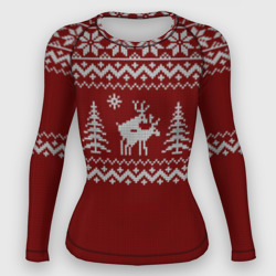 Женский рашгард 3D Неприличные Олени