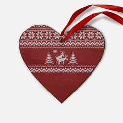 Деревянная игрушка Сердце Неприличные Олени