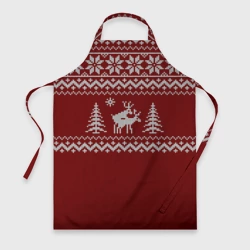 Фартук 3D Неприличные Олени