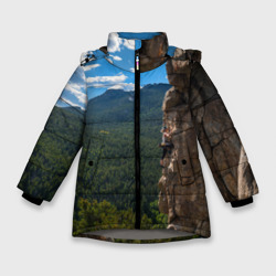 Зимняя куртка для девочек 3D climbing