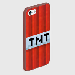 Чехол для iPhone 5/5S матовый Minecraft TNT - фото 2
