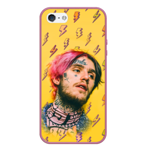 Чехол для iPhone 5/5S матовый Thunder Peep, цвет розовый