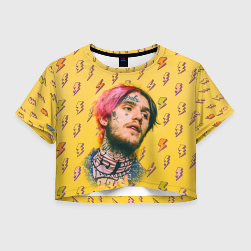 Женская футболка Crop-top 3D Thunder Peep Фото 01 Женская футболка Crop-top 3D Thunder Peep Фото 01