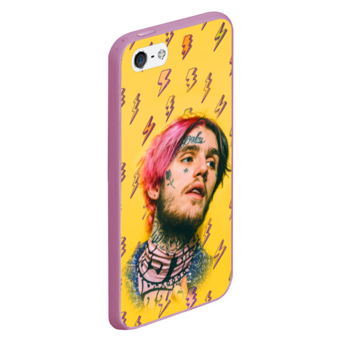 Чехол для iPhone 5/5S матовый Thunder Peep, цвет розовый - фото 3