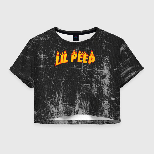 Женская футболка Crop-top 3D Lil Fire Peep, цвет 3D печать