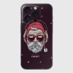 Чехол для iPhone 16 Pro Max силиконовый с защитой камеры Who was a bad boy?