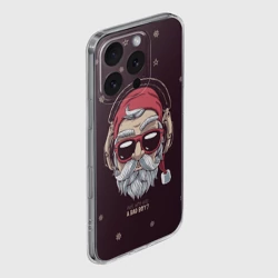 Чехол для iPhone 16 Pro Max силиконовый с защитой камеры Who was a bad boy? - фото 2