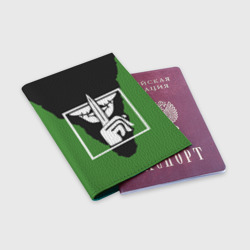Обложка для паспорта матовая кожа Rainbow Six Siege радуга 6 осада valkyrie - фото 2