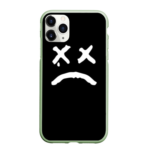 Чехол для iPhone 11 Pro матовый LiL Peep RIP, цвет салатовый