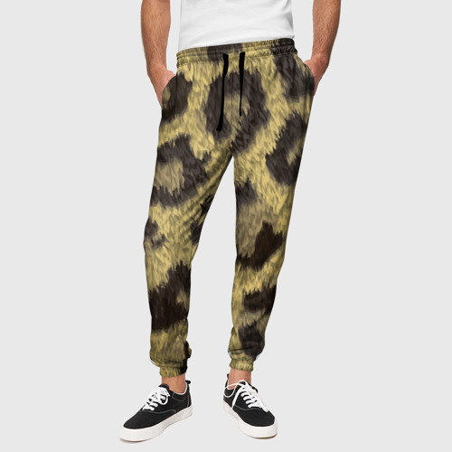 Мужские брюки 3D Шкура гепарда, цвет 3D печать - фото 4